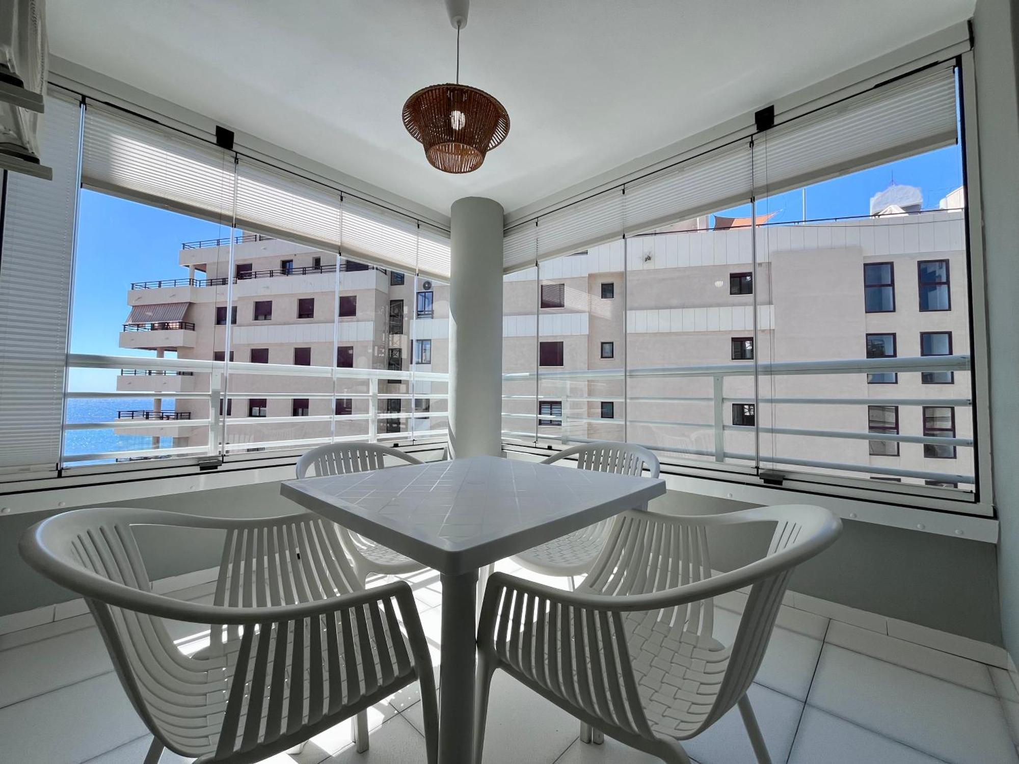 Modern Apartment On The Beach With Pool Calpe Kültér fotó